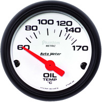 Auto Meter Gauge Phantom Oil Temperature 2 1/16 in. 60-170 Degrees F Electrical Each AMT-5748M