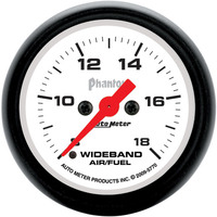 Auto Meter Gauge Phantom AIR/FUEL RATIO-WIDEBAND ANALOG 2 1/16 in. 8:1-18:1 STEPPER MTR  AMT-5770