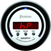 Auto Meter Gauge Phantom PERFORM METER 2 1/16 in. 1/4 MILE/HP/0-60/60-0/G FORCES Digital  AMT-5781