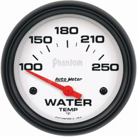 Auto Meter Gauge Phantom Water Temperature 2 5/8 in. 100-250 Degrees F Electrical Each AMT-5837