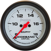 Auto Meter Gauge Phantom AIR/FUEL RATIO-WIDEBAND ANALOG 2 5/8 in. 8:1-18:1 STEPPER MTR  AMT-5879