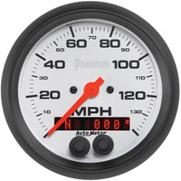 Auto Meter Gauge Phantom Speedometer 3 3/8 in. 140mph GPS Analog Each AMT-5880