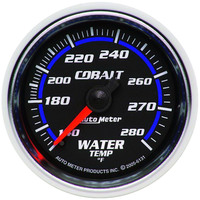 Auto Meter Gauge Cobalt Water Temperature 2 1/16 in. 140-280 Degrees F Mechanical Each AMT-6131