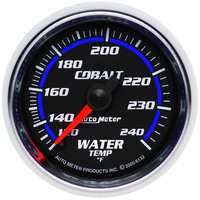 Auto Meter Gauge Cobalt Water Temperature 2 1/16 in. 120-240 Degrees F Mechanical Analog Each AMT-6132