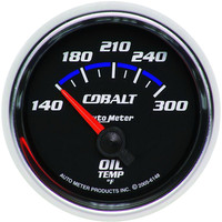 Auto Meter Gauge Cobalt Oil Temperature 2 1/16 in. 140-300 Degrees F Electrical Analog Each AMT-6148