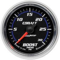 Auto Meter Gauge Cobalt Boost 2 1/16 in. 30psi Digital Stepper Motor Analog Each AMT-6160