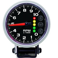 Auto Meter Gauge Elite Tachometer 3 3/4 in. 0-10K RPM W/PIT ROAD SPEED LightS & Peak Memory Each AMT-6606-05705