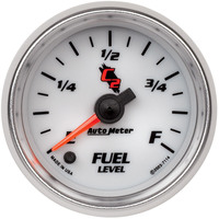 Auto Meter Gauge C2 Fuel Level 2 1/16 in. 0-280 Ohms Programmable Analog Each AMT-7114