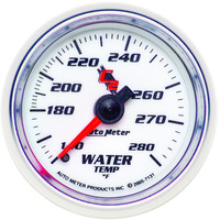 Auto Meter Gauge C2 Water Temperature 2 1/16 in. 140-280 Degrees F Mechanical Each AMT-7131