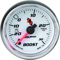 Auto Meter Gauge C2 Vacuum/Boost 2 1/16 in. 30 in. Hg/30psi Digital Stepper Motor Each AMT-7159