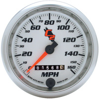 Auto Meter Gauge C2 Speedometer 3-3/8 in. 160 mph Mechanical Each AMT-7293