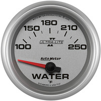 Auto Meter Gauge Ultra-Lite II Water Temperature 2 5/8 in. 100-250 Degrees F Electrical Analog Each AMT-7737