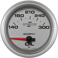 Auto Meter Gauge Ultra-Lite II Oil Temperature 2 5/8 in. 140-300 Degrees F Electrical Analog Each AMT-7748