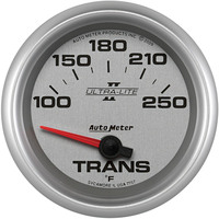 Auto Meter Gauge Ultra-Lite II Transmission Temperature 2 5/8 in. 100-250 Degrees F Electrical Analog Each AMT-7757