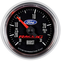 Auto Meter Gauge For Ford Racing Vacuum/Boost 2 1/16 in. 30 in. Hg/30psi Digital Stepper Motor Each AMT-880074