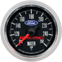 Auto Meter Gauge For Ford Racing Water Temperature 2 1/16 in. 100-260 Degrees F Digital Stepper Motor Each AMT-880086