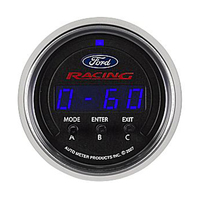 Auto Meter Gauge For Ford Racing PERF METER 2 1/16 in. 1/4 MILE/HP/0-60/60-0/G FORCES Digital  AMT-880089