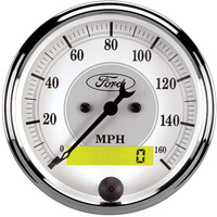 Auto Meter Gauge For Ford Masterpiece Speedometer 3 1/8 in. 160mph Electric Programmable w/ LCD Odometer Each AMT-880355