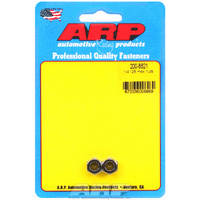 ARP Hex Nut With Flange Chrome Moly 1/4" UNF Thread x 7/16" Socket 2-Pack ARP 200-8621