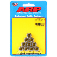 ARP 12-Point Nut Polished S/S8mm X 1.25 Thread 10mm Socket 10-Pack 400-8312 ARP 400-8312