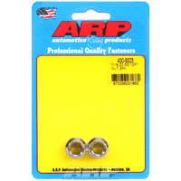 ARP 12-Point Nut Polished S/S 7/16" UNF Thread 1/2" Socket 2-Pack 400-8323 ARP 400-8323