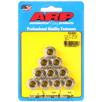 ARP 12-Point Nut Polished S/S 10mm X 1.25 Thread 12mm Socket 10-Pack 400-8364 ARP 400-8364