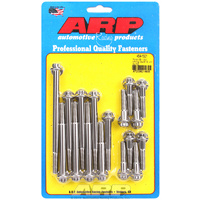 ARP Timing Cover & Water Pump Bolt Kit 12-Point Head S/S for Ford 289 302 Windsor V8 ARP 454-1501