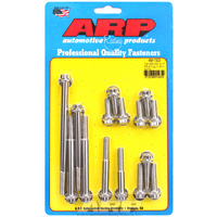 ARP Timing Cover Water Pump Bolt Kit 12-Point Head S/S for Ford 289 302 Windsor V8 ARP 454-1503