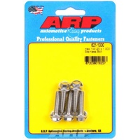 ARP 5-Pack Bolt Kit Hex Head S/S 1/4" UNC x 1.000" UHL 5/16" Socket Head ARP 621-1000