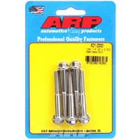 ARP 5-Pack Bolt Kit Hex Head S/S 1/4" UNC x 2.000" UHL 5/16" Socket Head ARP 621-2000