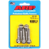 ARP 5-Pack Bolt Kit Hex Head S/S 5/16" UNC x 1.500" UHL 3/8" Socket ARP 622-1500