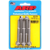 ARP 5-Pack Bolt Kit Hex Head S/S 5/16" UNC x 2.750" UHL 3/8" Socket ARP 622-2750