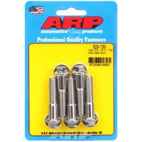 ARP 5-Pack Bolt Kit Hex Head S/S 3/8" UNC x 1.750" UHL 3/8" Socket ARP 623-1750