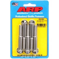 ARP 5-Pack Bolt Kit Hex Head S/S 3/8" UNC x 2.500" UHL 3/8" Socket ARP 623-2500