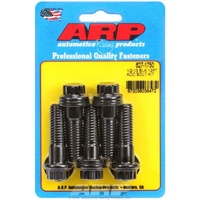 ARP 5-Pack Bolt Kit 12-Point Head Black 1/2" UNC x 1.750" UHL 9/16" Socket Head ARP 627-1750