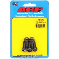 ARP 5-Pack Bolt Kit Hex Head Black Oxide 1/4" UNC x .750" UHL 5/16" Socket Head ARP 650-0750