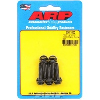 ARP 5-Pack Bolt Kit Hex Head Black Oxide 1/4" UNC x 1.000" UHL 5/16" Socket Head ARP 650-1000