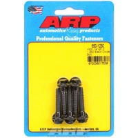 ARP 5-Pack Bolt Kit Hex Head Black Oxide 1/4" UNC x 1.250" UHL 5/16" Socket Head ARP 650-1250