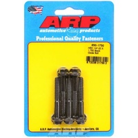 ARP 5-Pack Bolt Kit Hex Head Black Oxide 1/4" UNC x 1.750" UHL 5/16" Socket Head ARP 650-1750