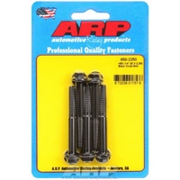 ARP 5-Pack Bolt Kit Hex Head Black Oxide 1/4" UNC x 2.250" UHL 5/16" Socket Head ARP 650-2250