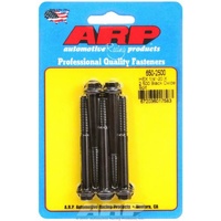 ARP 5-Pack Bolt Kit Hex Head Black Oxide 1/4" UNC x 2.500" UHL 5/16" Socket Head ARP 650-2500