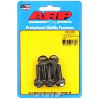 ARP 5-Pack Bolt Kit Hex Head Black Oxide 5/16" UNC x 1.000" UHL 3/8" Socket Head ARP 651-1000