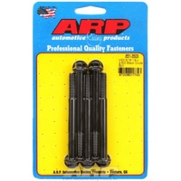 ARP 5-Pack Bolt Kit Hex Head Black Oxide 5/16" UNC x 3.500" UHL 3/8" Socket Head ARP 651-3500