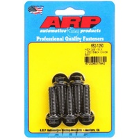 ARP 5-Pack Bolt Kit Hex Head Black Oxide 3/8" UNC x 1.250" UHL 3/8" Socket Head ARP 652-1250