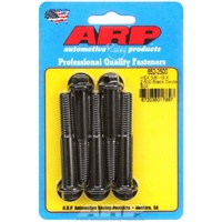 ARP 5-Pack Bolt Kit Hex Head Black Oxide 3/8" UNC x 2.500" UHL 3/8" Socket Head ARP 652-2500