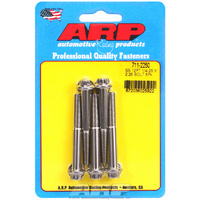 ARP 5-Pack Bolt Kit 12-Point Head S/S 1/4" UNF x 2.250" UHL 5/16" Socket Head ARP 711-2250