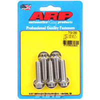 ARP 5-Pack Bolt Kit 12-Point Head S/S 3/8" UNF x 1.250" UHL 3/8" Socket Head ARP 713-1250