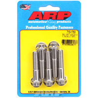 ARP 5-Pack Bolt Kit 12-Point Head S/S 3/8" UNF x 1.750" UHL 3/8" Socket Head ARP 713-1750