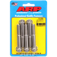 ARP 5-Pack Bolt Kit 12-Point Head S/S 3/8" UNF x 2.500" UHL 3/8" Socket Head ARP 713-2500