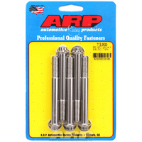 ARP 5-Pack Bolt Kit 12-Point Head S/S 3/8" UNF x 3.500" UHL 3/8" Socket Head ARP 713-3500